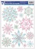 Decorative Window Cling – Colored snowflakes