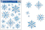 Decorative Window Cling – Blue snowflakes