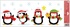Decorative Window Cling – Penguins