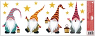 Decorative Window Cling – Elves in colour