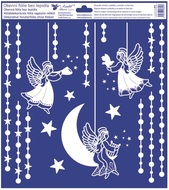 Decorative Window Cling – Three Angels