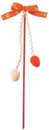 Easter braid, decorative, 21 cm, ORANGE