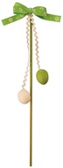 Easter braid, decorative, 21 cm, GREEN