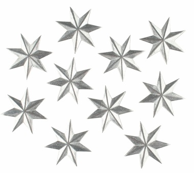 Tin Stars for Christmas Metal Casting – 10 pcs
