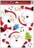 Decorative Window Cling – Santas