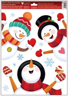 Decorative Window Cling – Snowmen