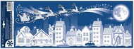 Decorative Window Cling – City