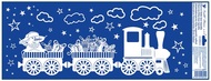 Decorative Window Cling – Snowman and Gifts