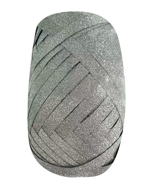 Gift Ribbon with Silver Glitter 0.5 cm x 30 m