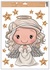 Decorative Window Cling – Standing Angel