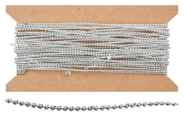 Chain Plastic 10 m, Silver