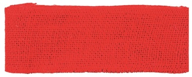 Jute Ribbon width 6 cm, 2 m, Red