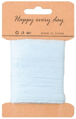 Paper Raffia width 2 cm, 10 m, Baby Blue