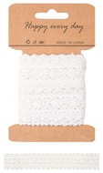 Decoration Lace String 1 m, White