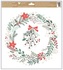 Decorative Window Cling – Wreath with Branches