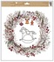 Decorative Window Cling – Wreath with Horse