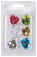 Confetti Hearts 5 mm, Assorted Colours 18 g