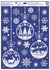 Decorative Window Cling – White Flasks with Dwarfs