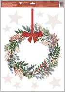 Decorative Window Cling – Wreath