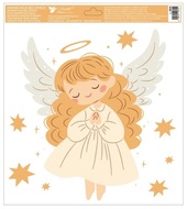 Decorative Window Cling - Angel with Blond Hair