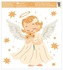 Decorative Window Cling - Angel with Flower