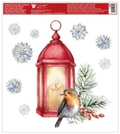 Decorative Window Cling - Lantern