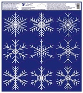 Decorative Window Cling - Snowflakes with Needles