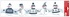Decorative Window Cling - Snowmen in Grey