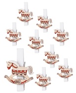 30078 Koníci dřevění na kolíčku 3 x 2,5 x 0,3 cm, 9 ks v sáčku-1