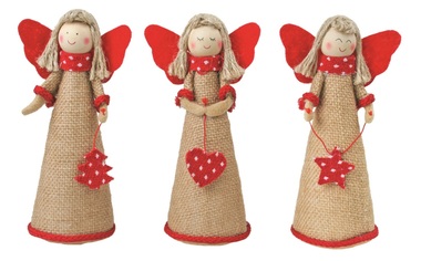 Standing Angel 18 cm, Jute