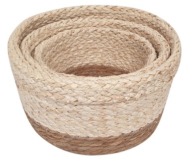 Set of baskets 3 pcs - 30 x 17 cm, 26 x 15 cm, 22 x 13 cm
