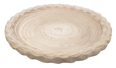 Decorative wooden Bowl o 30 x 5 cm