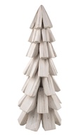 Tree made of wooden Slices o 20 x 50 cm, White