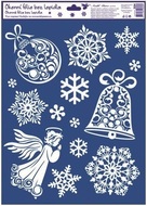 Decorative Window Cling – Bell and Angel