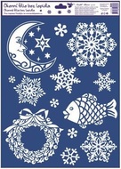 Decorative Window Cling – Moon and Carp