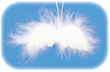 Hanging Angel wings 8 cm