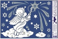 Decorative Window Cling – Angel with Candle
