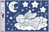 Decorative Window Cling – Sleeping Angel on a Cloud
