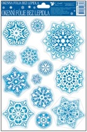 Decorative Window Cling – Round Snowflakes