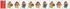 Decorative Window Cling – Angels Green, Yellow, Blue
