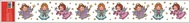 Decorative Window Cling – Angels Purple, Blue, Pink