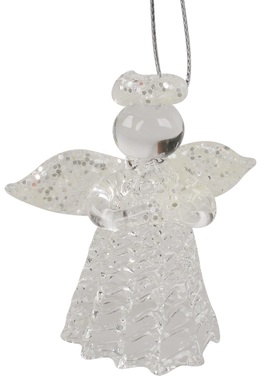 Standing Glass Angel 6 cm 