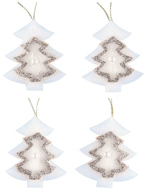 Hanging Trees 5 cm, 4 pcs