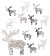  Birch Reindeers 5,5 cm, 12 pcs