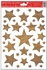 Decorative Window Cling – Five-pointed Star Gold