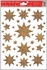 Decorative Window Cling – Eight-pointed Star Gold