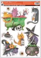 Decorative Window Cling – Green cauldron