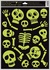 Decorative Window Cling – Skulls