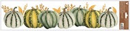 Decorative Window Cling – Green Pumpkins