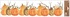 Decorative Window Cling – Orange Pumpkins